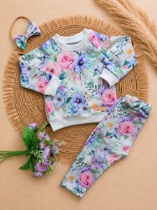 Dres dla dziewczynki BLUZA + spodnie JOGGERY